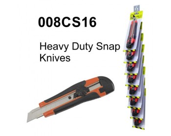 Clip Strip of Heavy Duty Snap Knives